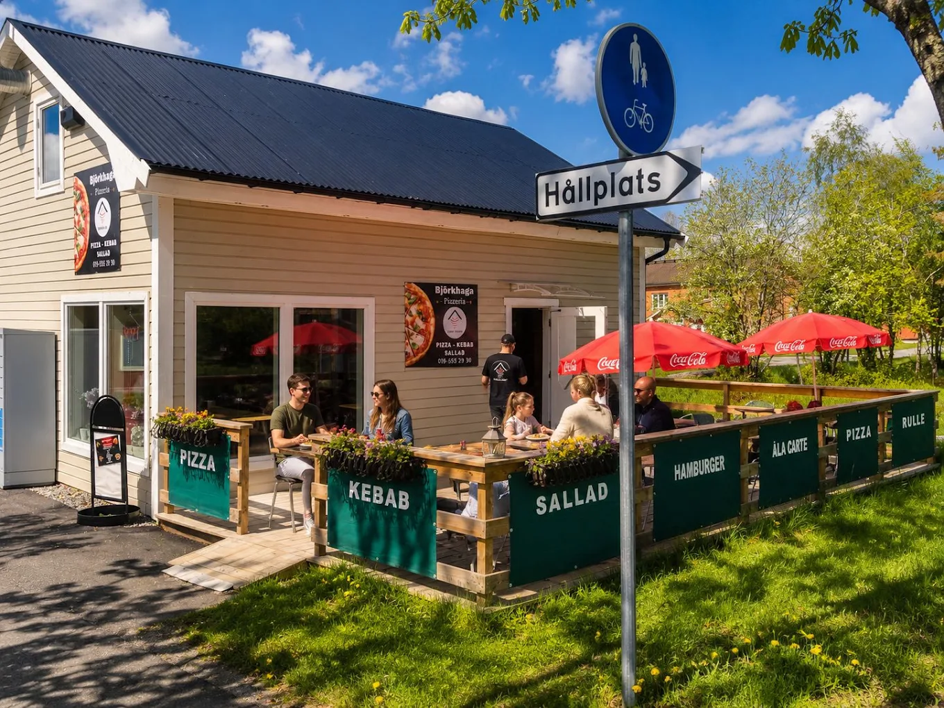 Björkhaga Pizzeria på Sigillgatan i Örebro